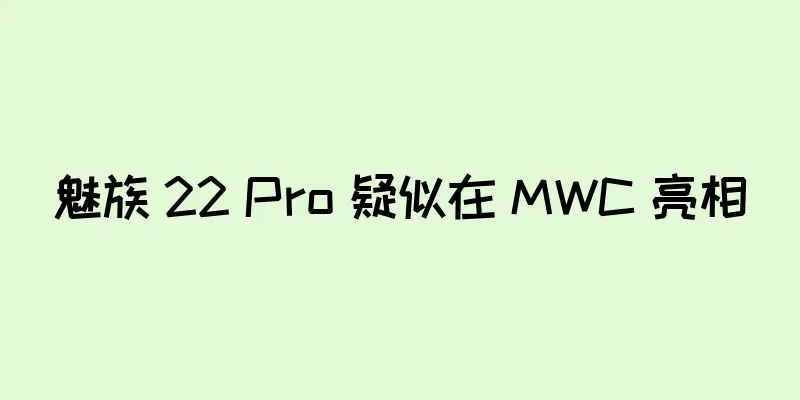 魅族 22 Pro 疑似在 MWC 亮相