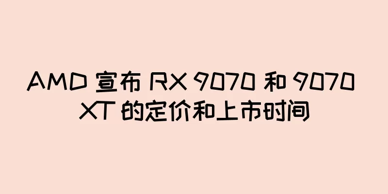 AMD 宣布 RX 9070 和 9070 XT 的定价和上市时间