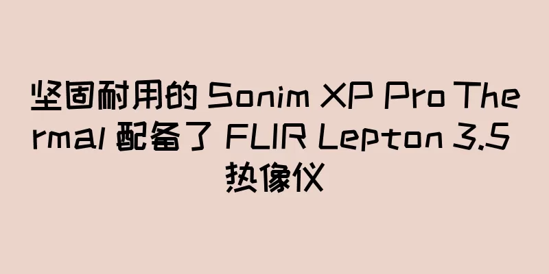 坚固耐用的 Sonim XP Pro Thermal 配备了 FLIR Lepton 3.5 热像仪