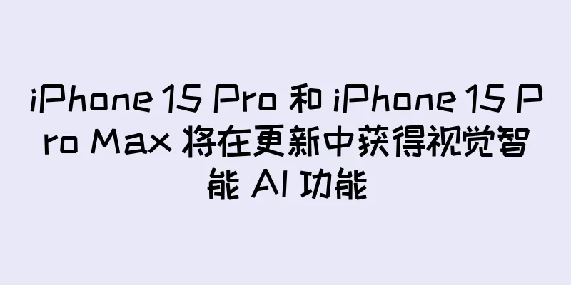 iPhone 15 Pro 和 iPhone 15 Pro Max 将在更新中获得视觉智能 AI 功能