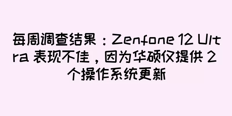 每周调查结果：Zenfone 12 Ultra 表现不佳，因为华硕仅提供 2 个操作系统更新