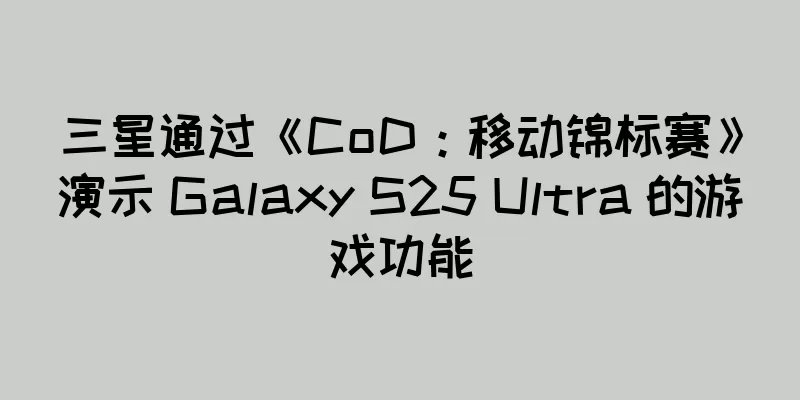 三星通过《CoD：移动锦标赛》演示 Galaxy S25 Ultra 的游戏功能