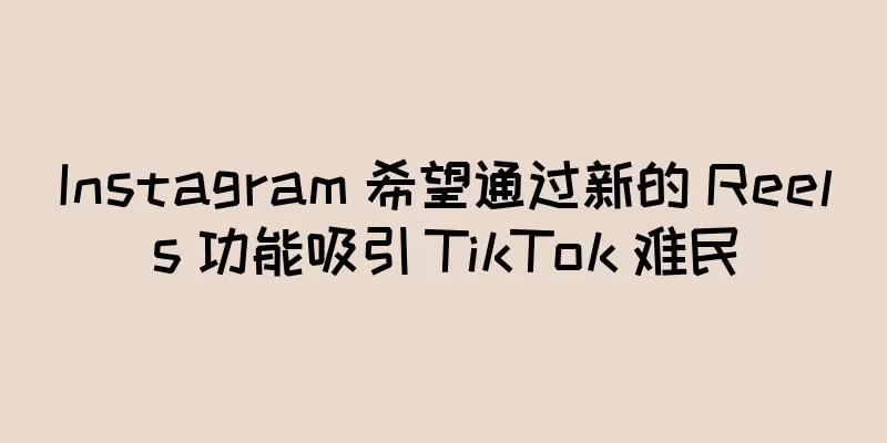 Instagram 希望通过新的 Reels 功能吸引 TikTok 难民